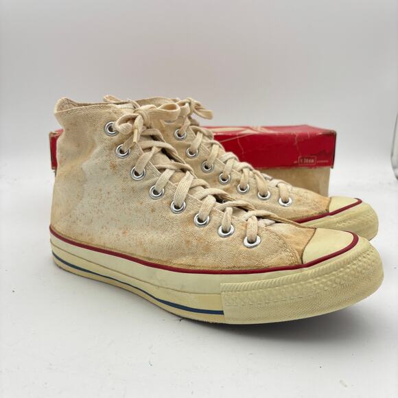 Vintage 80s Converse Chuck Taylor All Star High Sneakers Men\'s 8.5 With Box main image 12